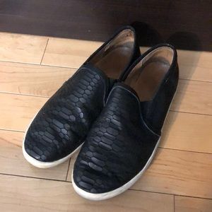Joie Black slip in sneakers